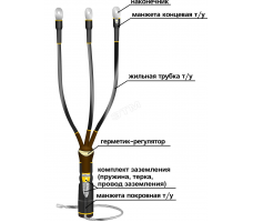 Муфта кабельная концевая 10КВТп-3ж(150-240)